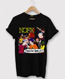 New NOFX Punk Rock Band Album Logo Men s Black T-Shirt