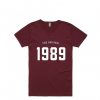 Party Shirts Red Maroon 1989 Shirt