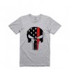 Punisher Skull Navy Seal Team Grey Tees