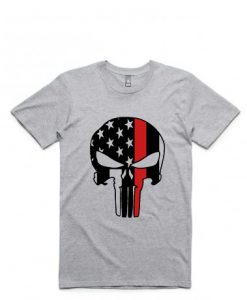 Punisher Skull Navy Seal Team Grey Tees