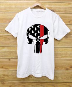 Punisher Skull Navy Seal Team White Tees