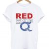 Qanon Red White and Q Men's White T-Shirt