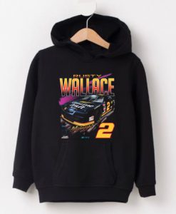 Rusty Wallace Black Vintage Car hoodie