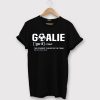 Soccer Goalie Definition Black Shirt