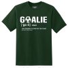 Soccer Goalie Definition Green Shirt