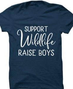 Support Wildlife Raise Boys Shirt