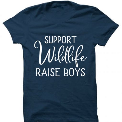 Support Wildlife Raise Boys Shirt