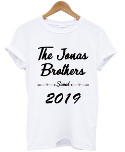 The Jonas Brothers Saved 2019 White T shirt