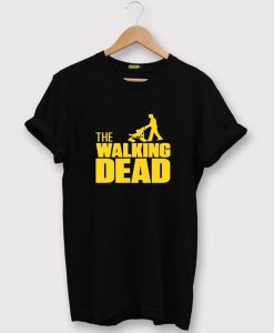 The Walking Dad Fathers Day Gift Black Tees