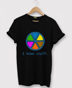 Trivial Pursuit Know It All Black White Tshirts