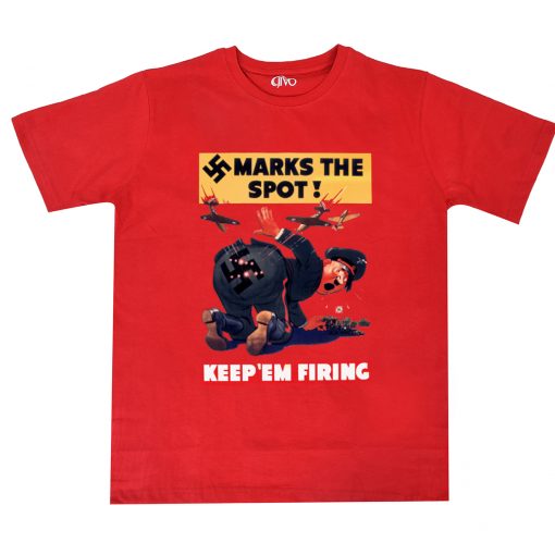 WW2 Propaganda Poster Red Tshirts