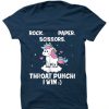 Win Unicorn Blue Tshirt