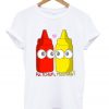 Ketchup mustard Loving WhiteT shirts