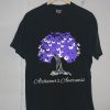 Alzheimer's Awareness T-Shirts Black