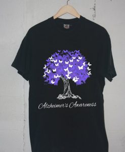 Alzheimer's Awareness T-Shirts Black