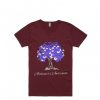 Alzheimer's Awareness T-Shirts Maroon