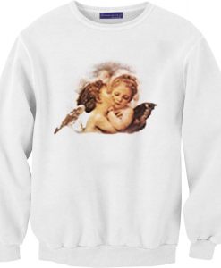 Angel Cheek Kiss Unisex Sweatshirts