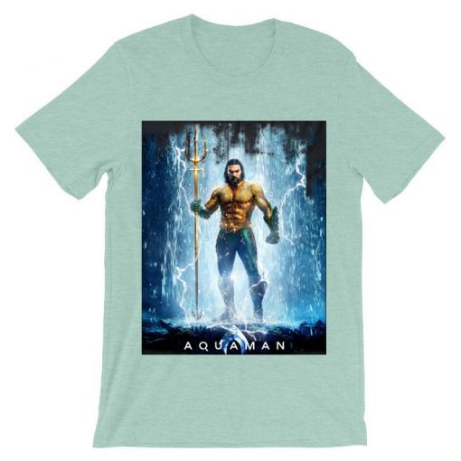 Aquaman Green Mint T Shirt Justice League