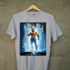 Aquaman Grey Mint T Shirt Justice League