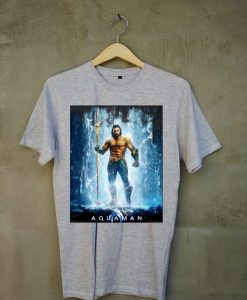 Aquaman Grey Mint T Shirt Justice League