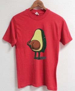 Avocado Shirt Vegan Shirt Red