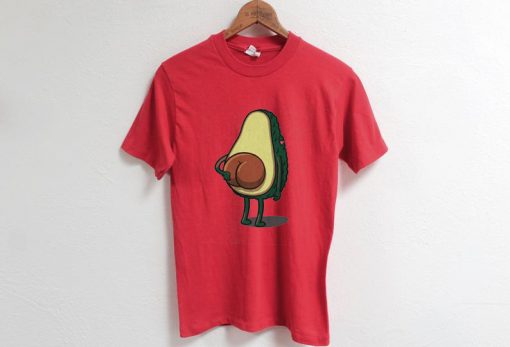 Avocado Shirt Vegan Shirt Red