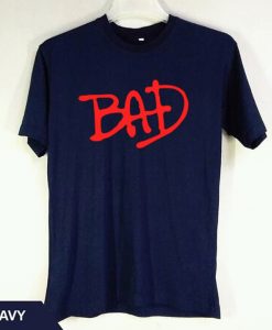 Bad UnisexT shirts Blue Navy