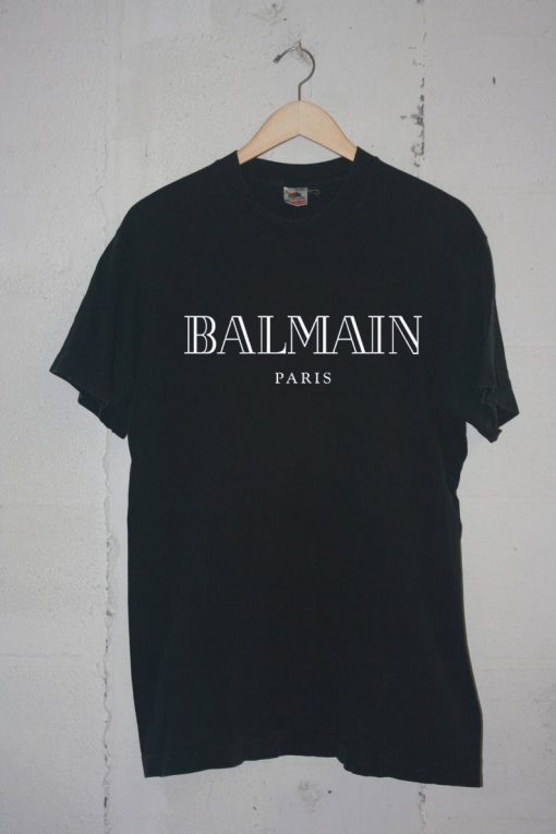 Balmain Paris BlackT-Shirt