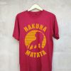 Boys' The Lion King Hakuna Matata Maroon