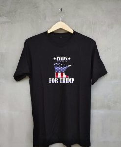 Cops for Trump 2020 T Shirt black