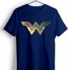 Details zu Wonder Woman Justice League Gold Metallic Blue Navy