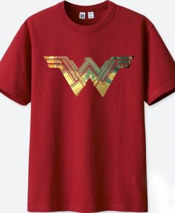 Details zu Wonder Woman Justice League Gold Metallic Maroon