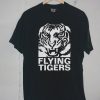 Flying Tiger Line Unisex Black T-Shirt