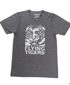 Flying Tiger Line Unisex Grey T-Shirt