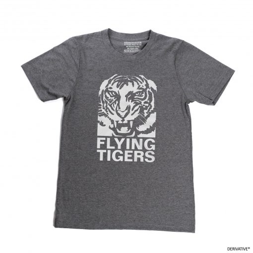 Flying Tiger Line Unisex Grey T-Shirt