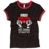 Free Hong Kong No China Extradiction black ringer red T Shirt