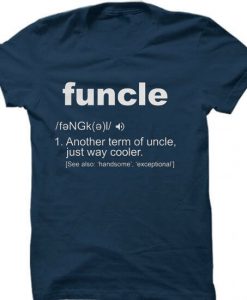 Funcle Definition T-shirt blue