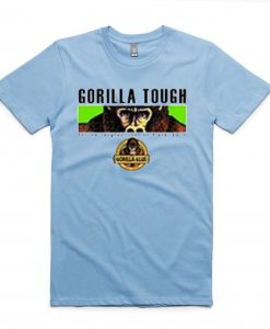 Gorilla Tough blue sea tee