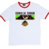 Gorilla Tough white red ringer tees