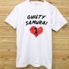 Guilty Samurai Funny Japanese White T-Shirt