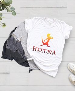 Hakuna Matata Couples smooth White T-shirt