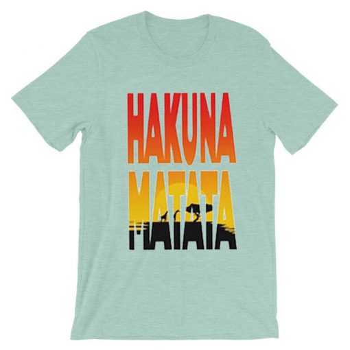 Hakuna Matata Green Mint Shirt