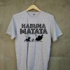 Hakuna Matata Lion king T-shirt Grey