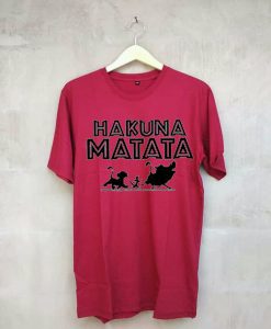 Hakuna Matata Lion king T-shirt Maroon