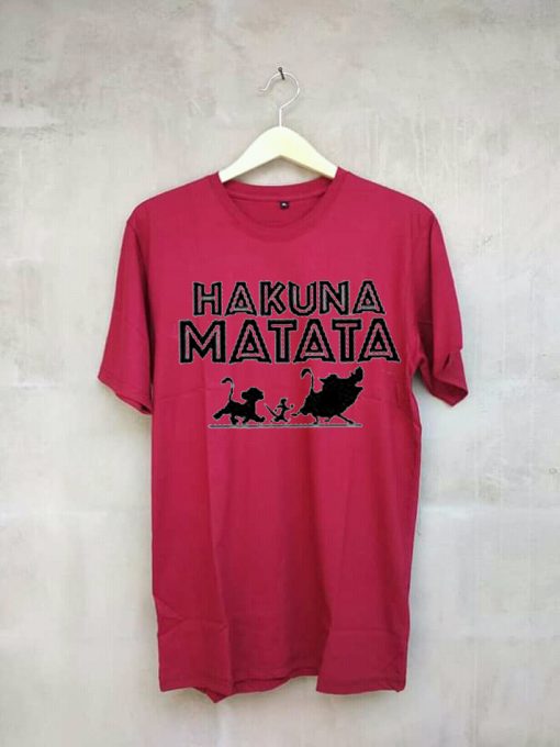 Hakuna Matata Lion king T-shirt Maroon