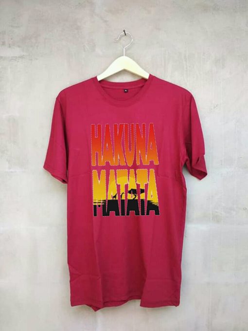 Hakuna Matata Maroon Shirt