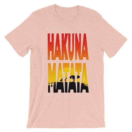 Hakuna Matata Pink Shirt