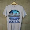 Hakuna Matata night Grey T-shirt