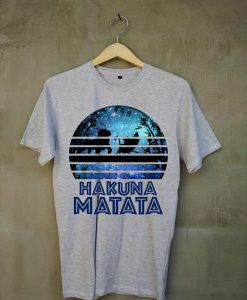 Hakuna Matata night Grey T-shirt