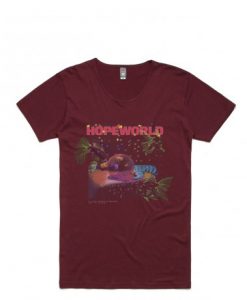 Hopeworld MaroonT-shirt